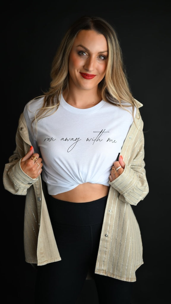 RUN AWAY WITH ME Short-Sleeve Unisex T-Shirt